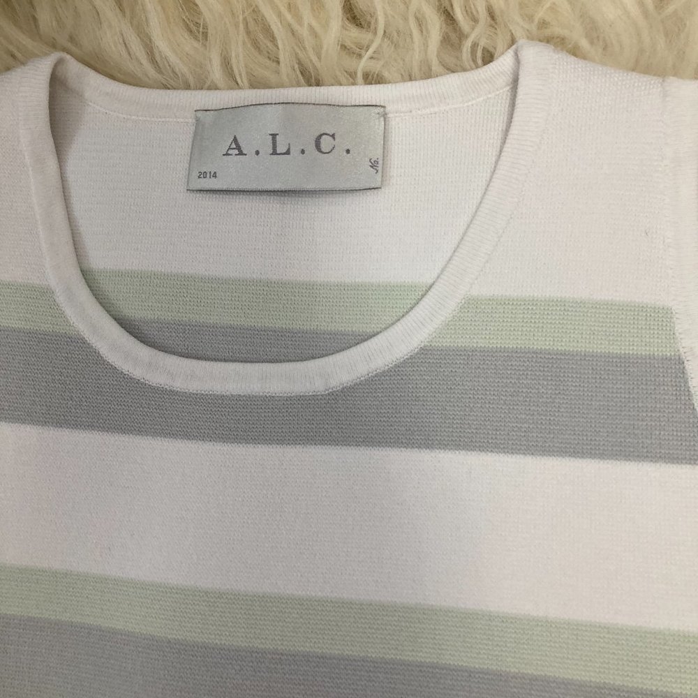 A.L.C. Striped Mini Dress 2018 - Picture 5 of 9